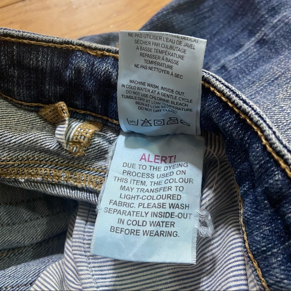 💥5/$25 Smart  set high rise denim‎ shorts in size 2 - Picture 5 of 5